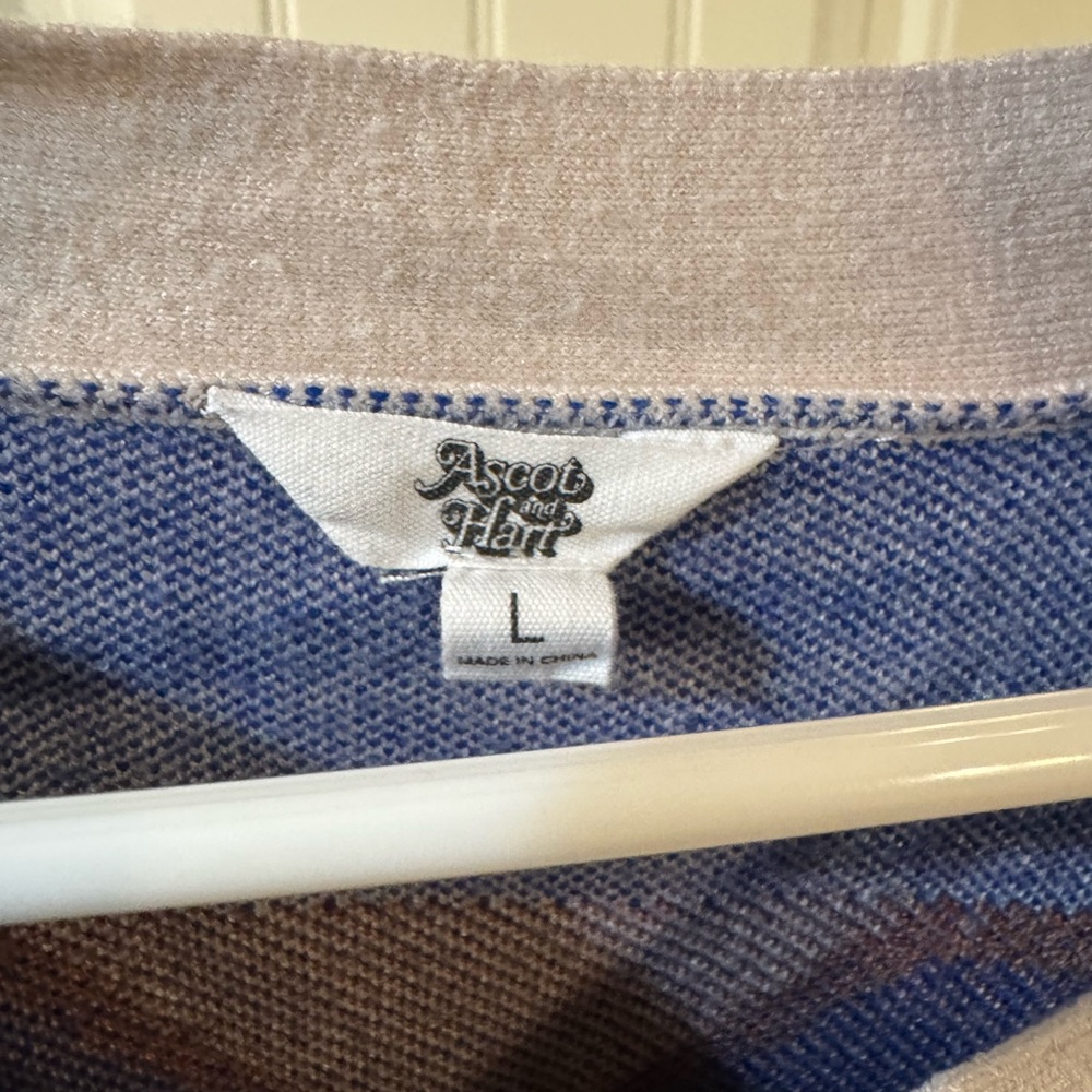 Women’s Ascot & Hart Cream Cardigan size L New without tags - Picture 3 of 3